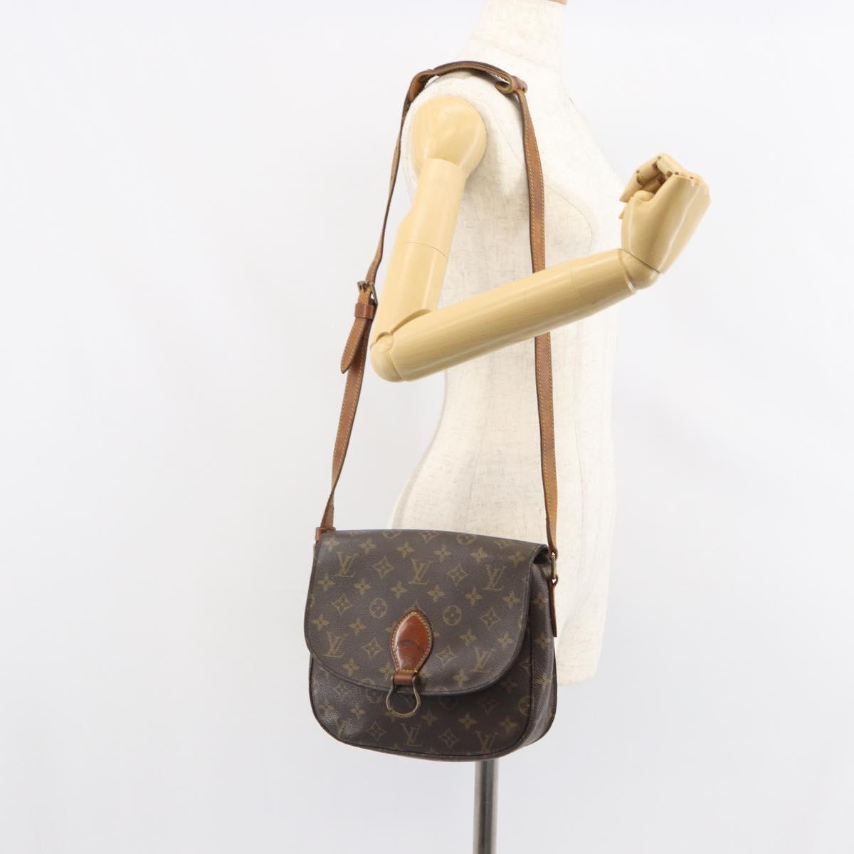 LOUIS VUITTON Monogram Saint Cloud GM Shoulder Bag M51242 LV Auth hk3275