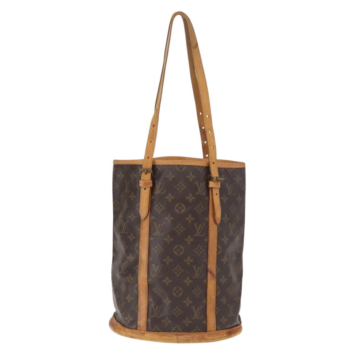 LOUIS VUITTON Monogram Bucket GM Shoulder Bag M42236 LV Auth hk3283