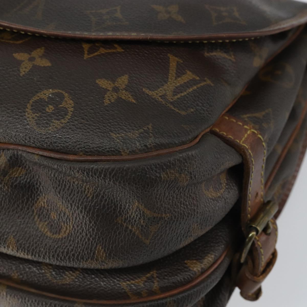 LOUIS VUITTON Monogram Saumur 30 Shoulder Bag M42256 LV Auth hk3284