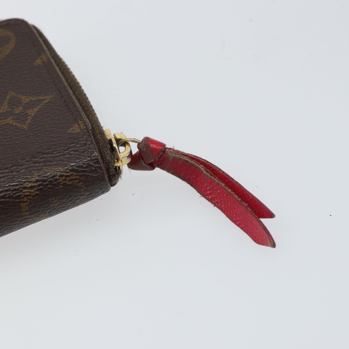 LOUIS VUITTON Monogram Portefeuille Clemence Long Wallet M60742 LV Auth hk3289