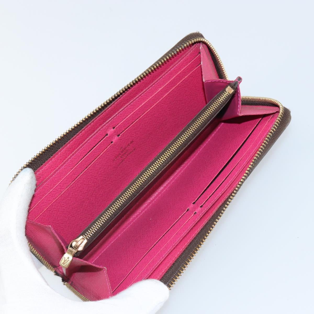 LOUIS VUITTON Monogram Portefeuille Clemence Long Wallet M60742 LV Auth hk3289