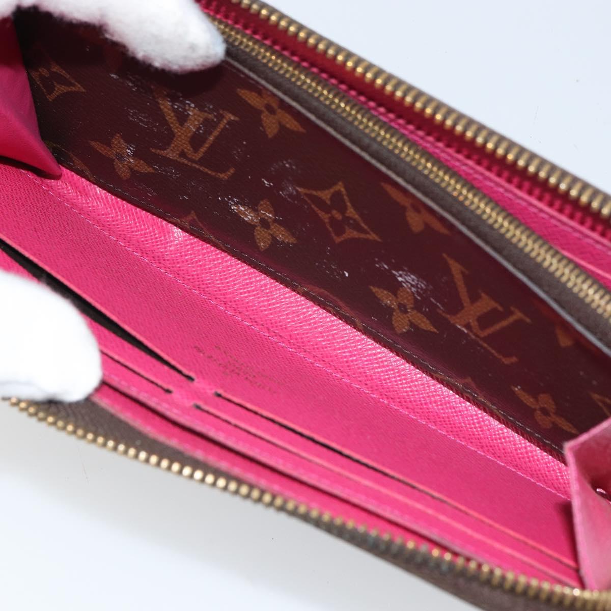 LOUIS VUITTON Monogram Portefeuille Clemence Long Wallet M60742 LV Auth hk3289