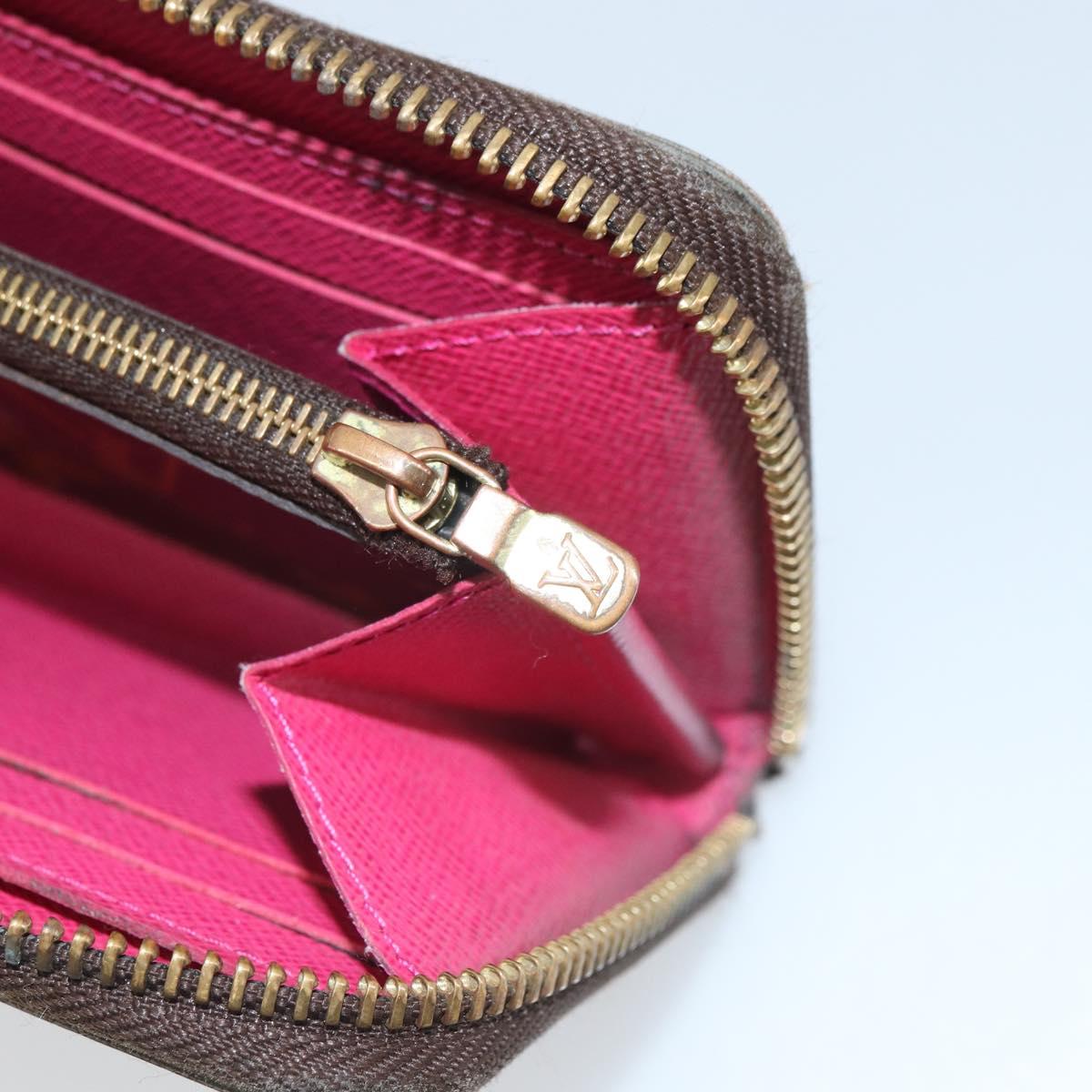 LOUIS VUITTON Monogram Portefeuille Clemence Long Wallet M60742 LV Auth hk3289