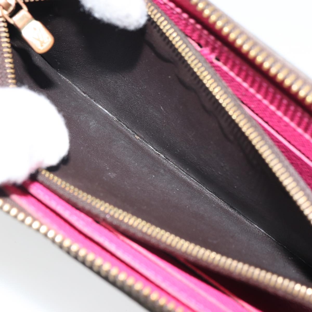 LOUIS VUITTON Monogram Portefeuille Clemence Long Wallet M60742 LV Auth hk3289