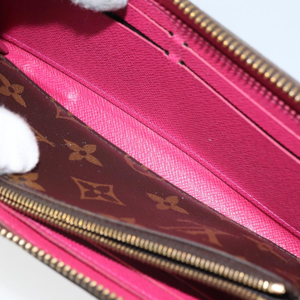 LOUIS VUITTON Monogram Portefeuille Clemence Long Wallet M60742 LV Auth hk3289