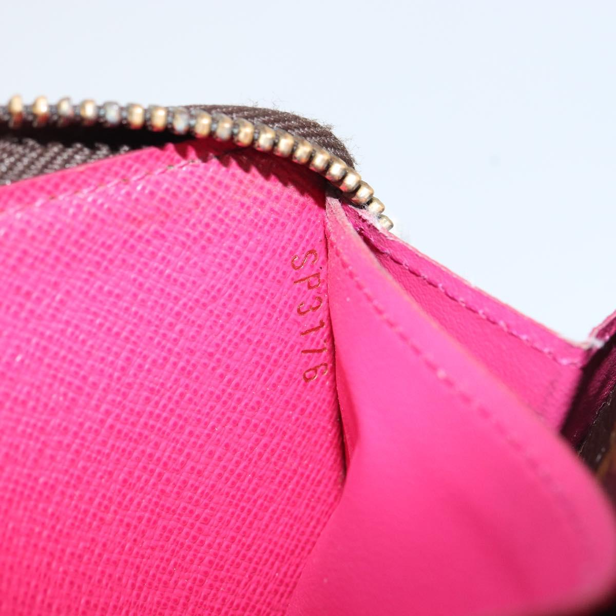 LOUIS VUITTON Monogram Portefeuille Clemence Long Wallet M60742 LV Auth hk3289