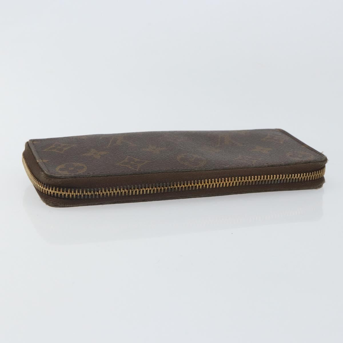LOUIS VUITTON Monogram Portefeuille Clemence Long Wallet M60742 LV Auth hk3289