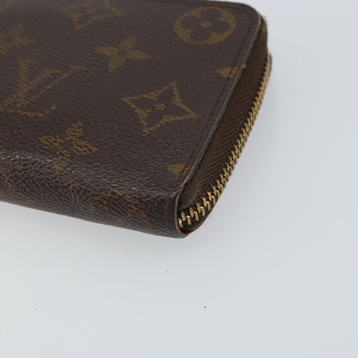 LOUIS VUITTON Monogram Portefeuille Clemence Long Wallet M60742 LV Auth hk3289