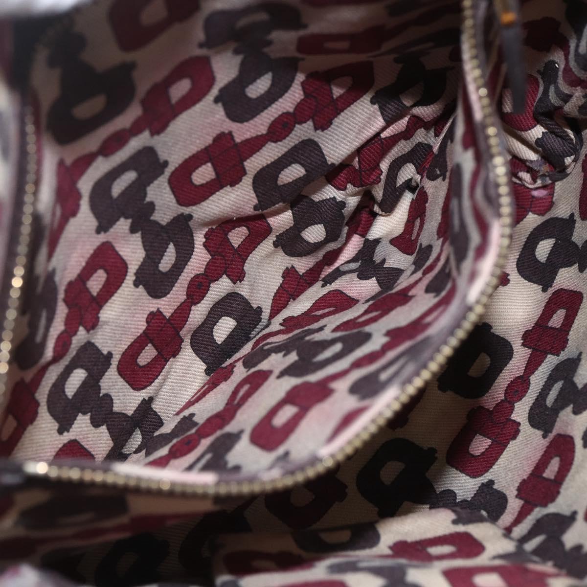 GUCCI GG Canvas Web Sherry Line Shoulder Bag Beige Gold 144388 Auth hk3291