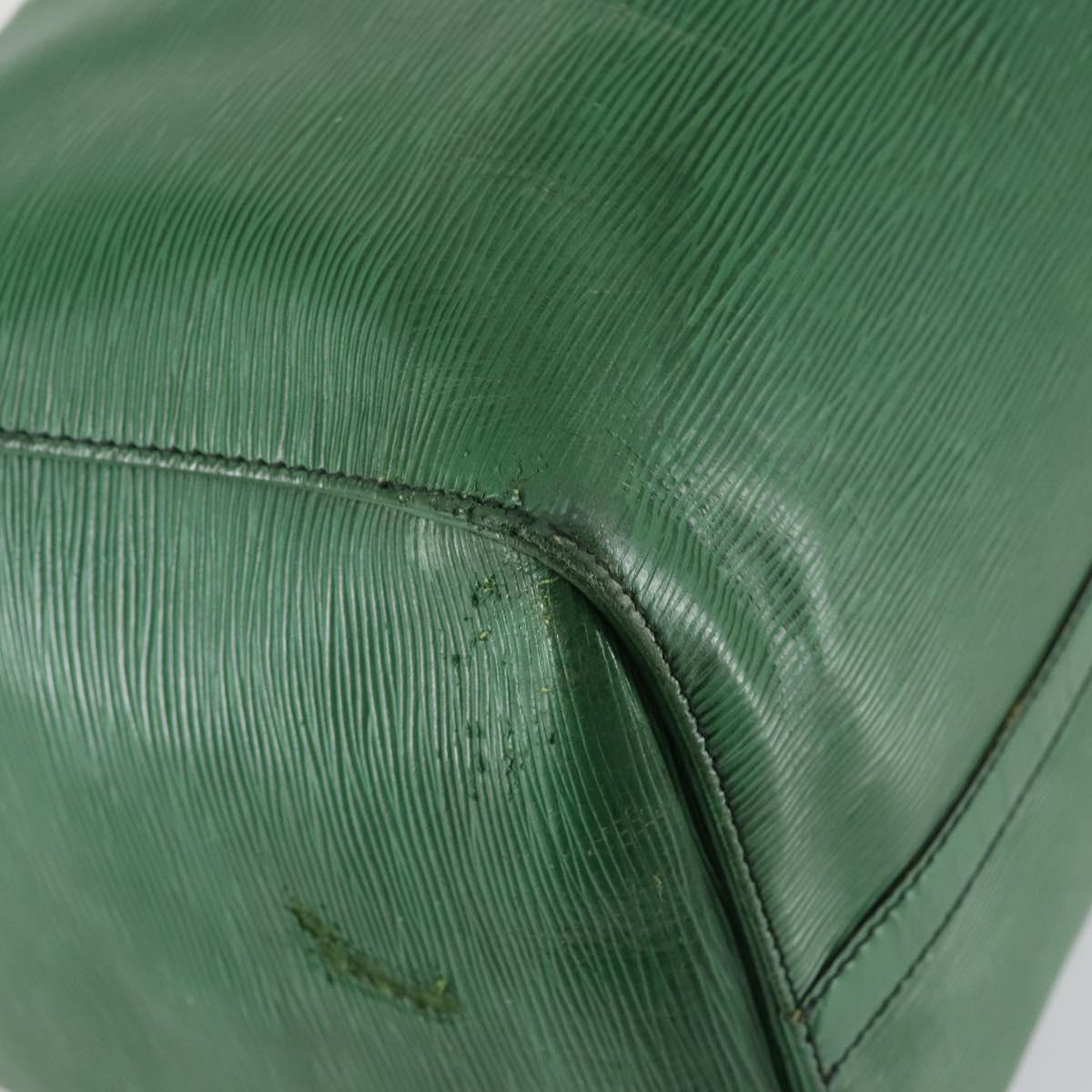 LOUIS VUITTON Epi Keepall 50 Boston Bag Green M42964 LV Auth hk3328