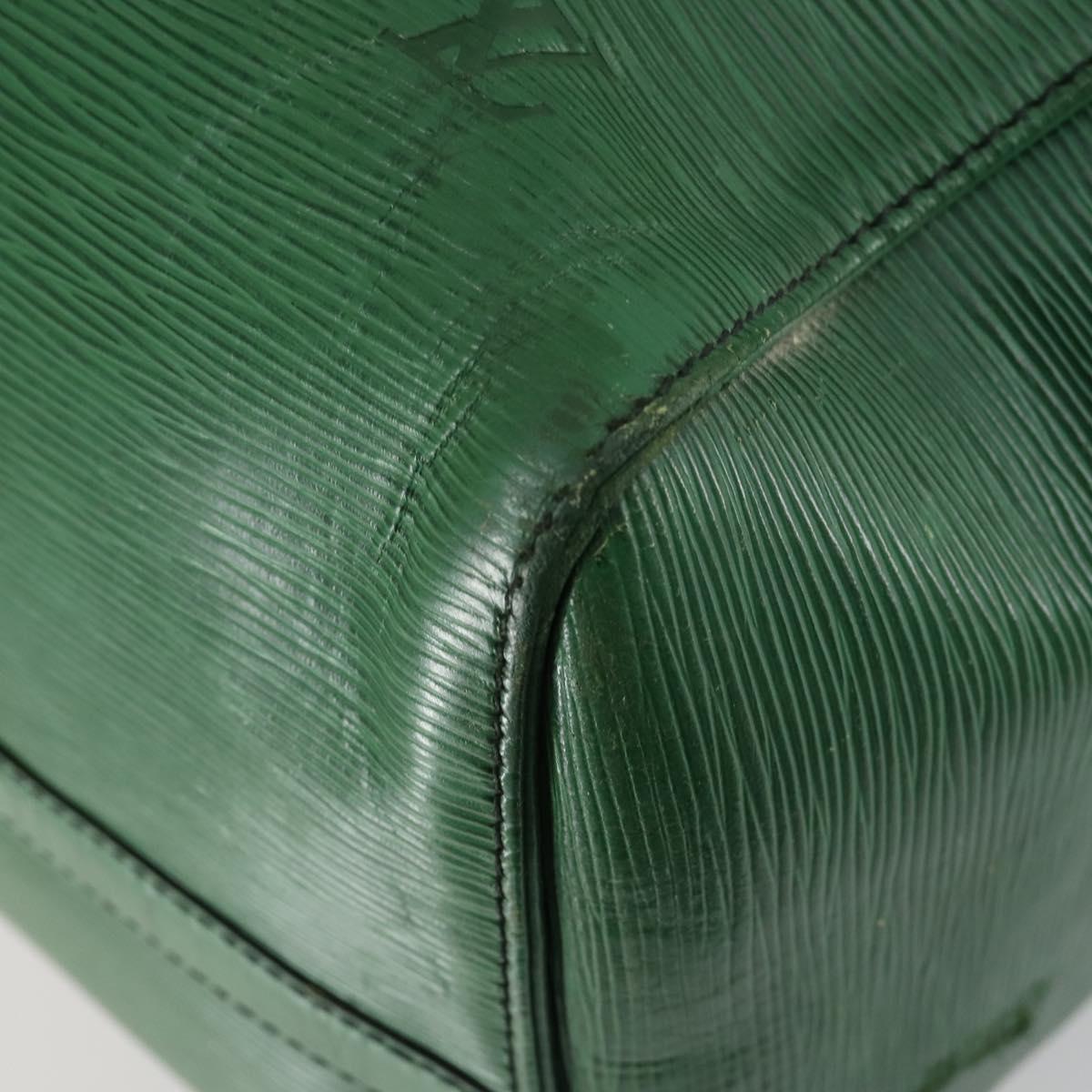 LOUIS VUITTON Epi Keepall 50 Boston Bag Green M42964 LV Auth hk3328