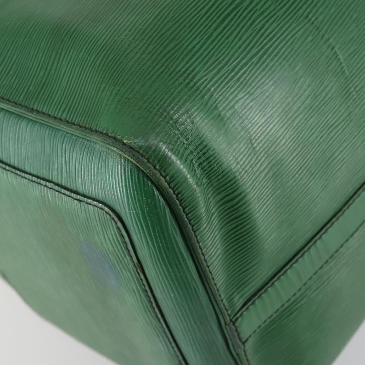 LOUIS VUITTON Epi Keepall 50 Boston Bag Green M42964 LV Auth hk3328