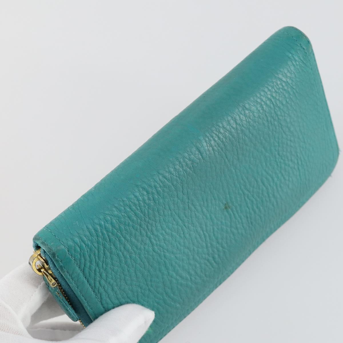 BALENCIAGA Prada Celine Wallet Leather 3 Set Green Pink Navy Auth hk3331