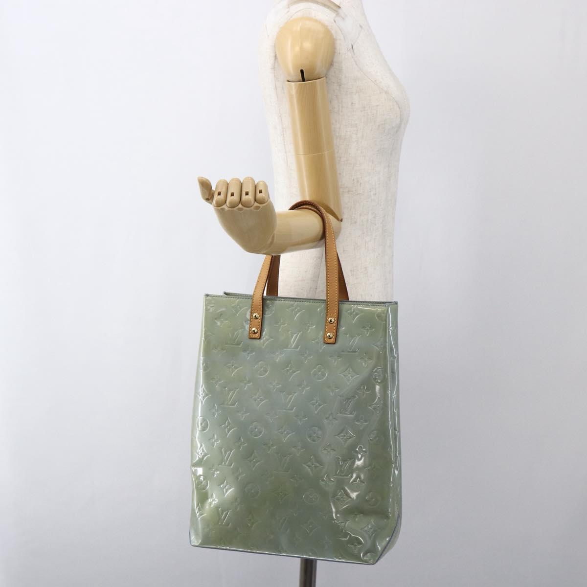 LOUIS VUITTON Monogram Vernis Reade MM Hand Bag Lavande M91226 LV Auth hk3338