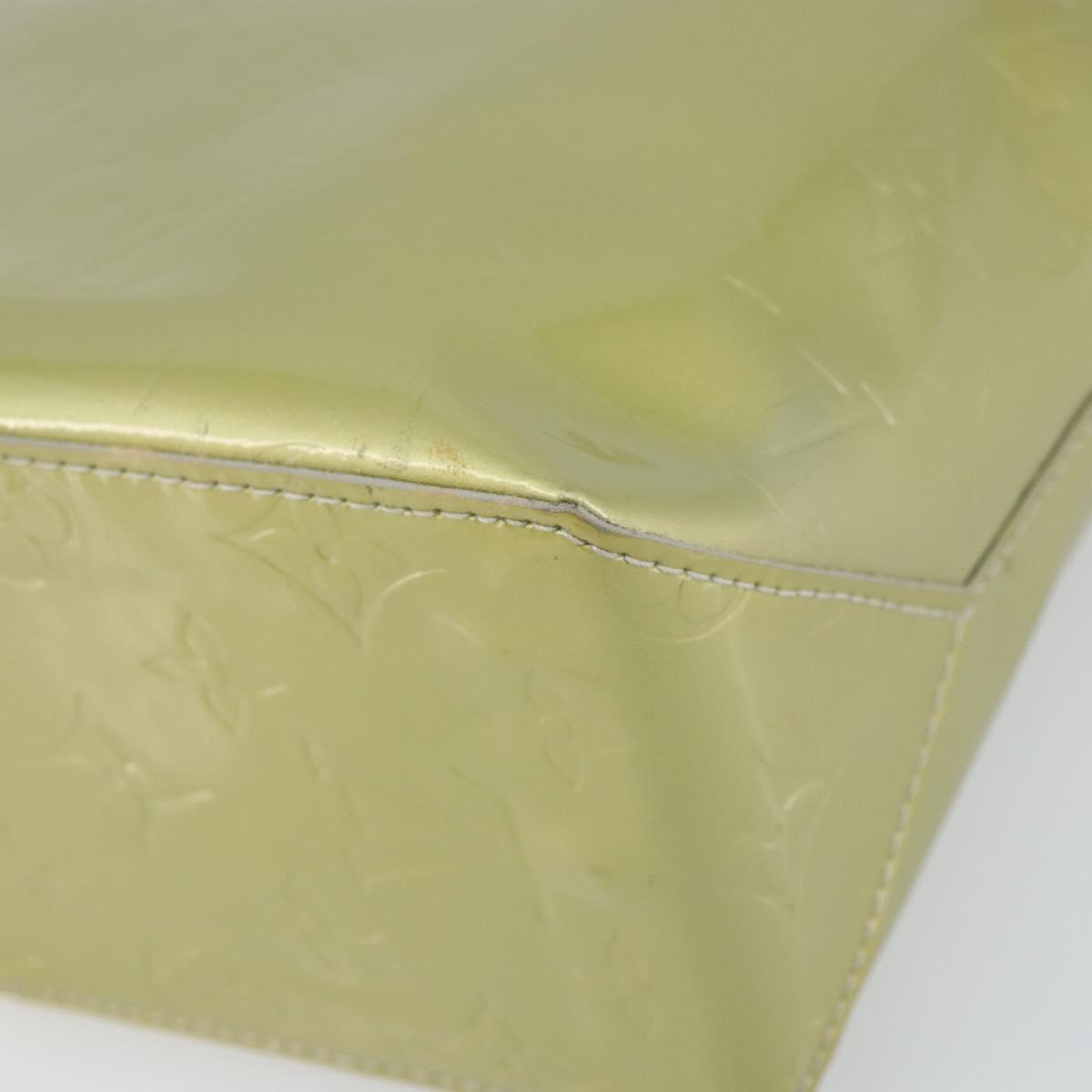 LOUIS VUITTON Monogram Vernis Reade PM Hand Bag Gris M91145 LV Auth hk3341