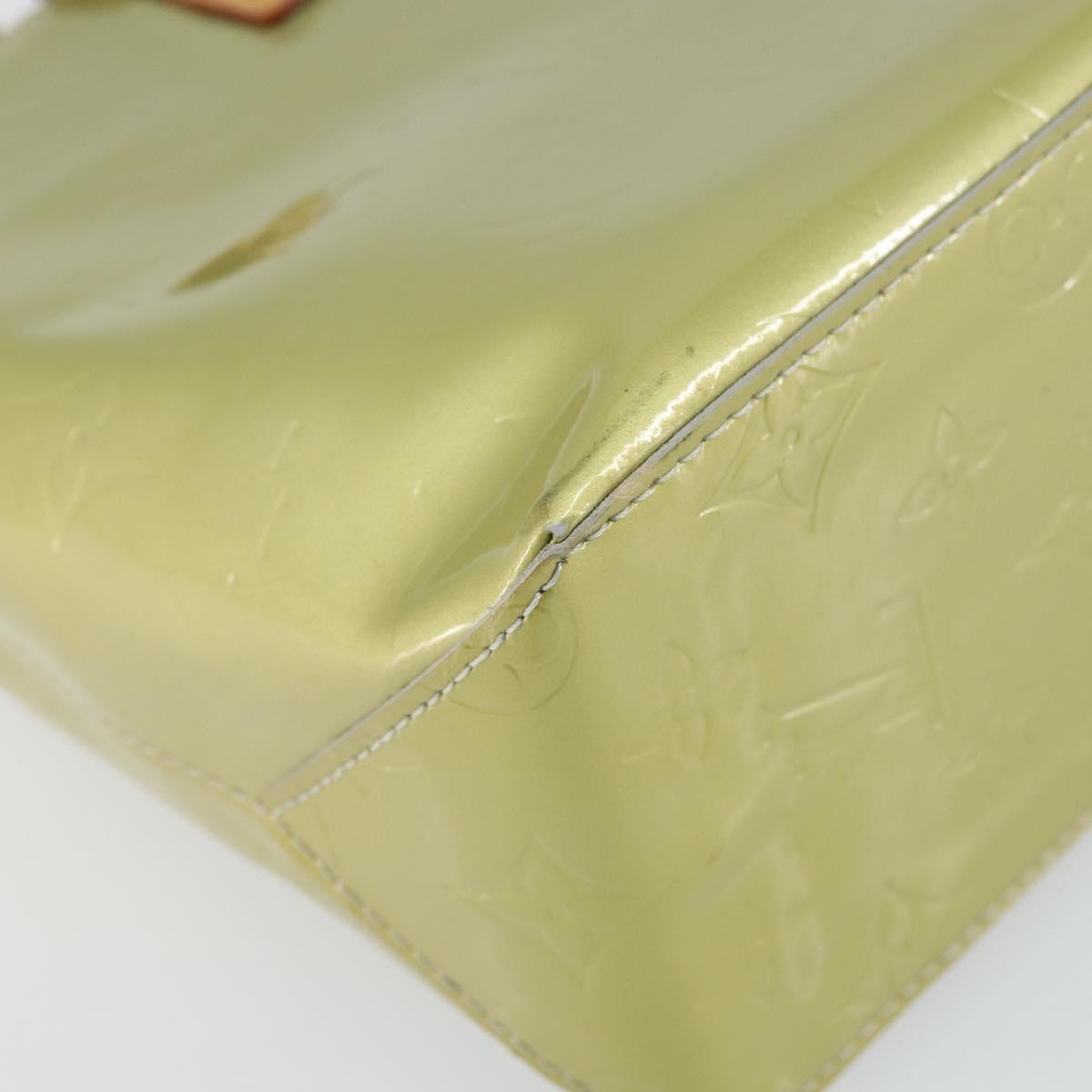 LOUIS VUITTON Monogram Vernis Reade PM Hand Bag Gris M91145 LV Auth hk3341