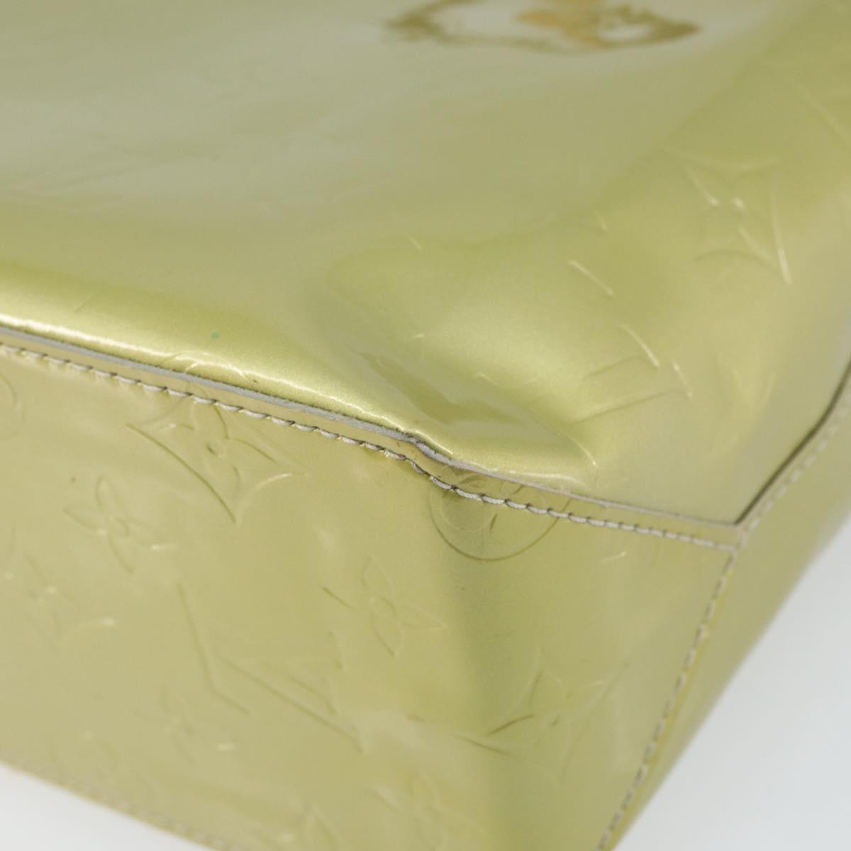 LOUIS VUITTON Monogram Vernis Reade PM Hand Bag Gris M91145 LV Auth hk3341