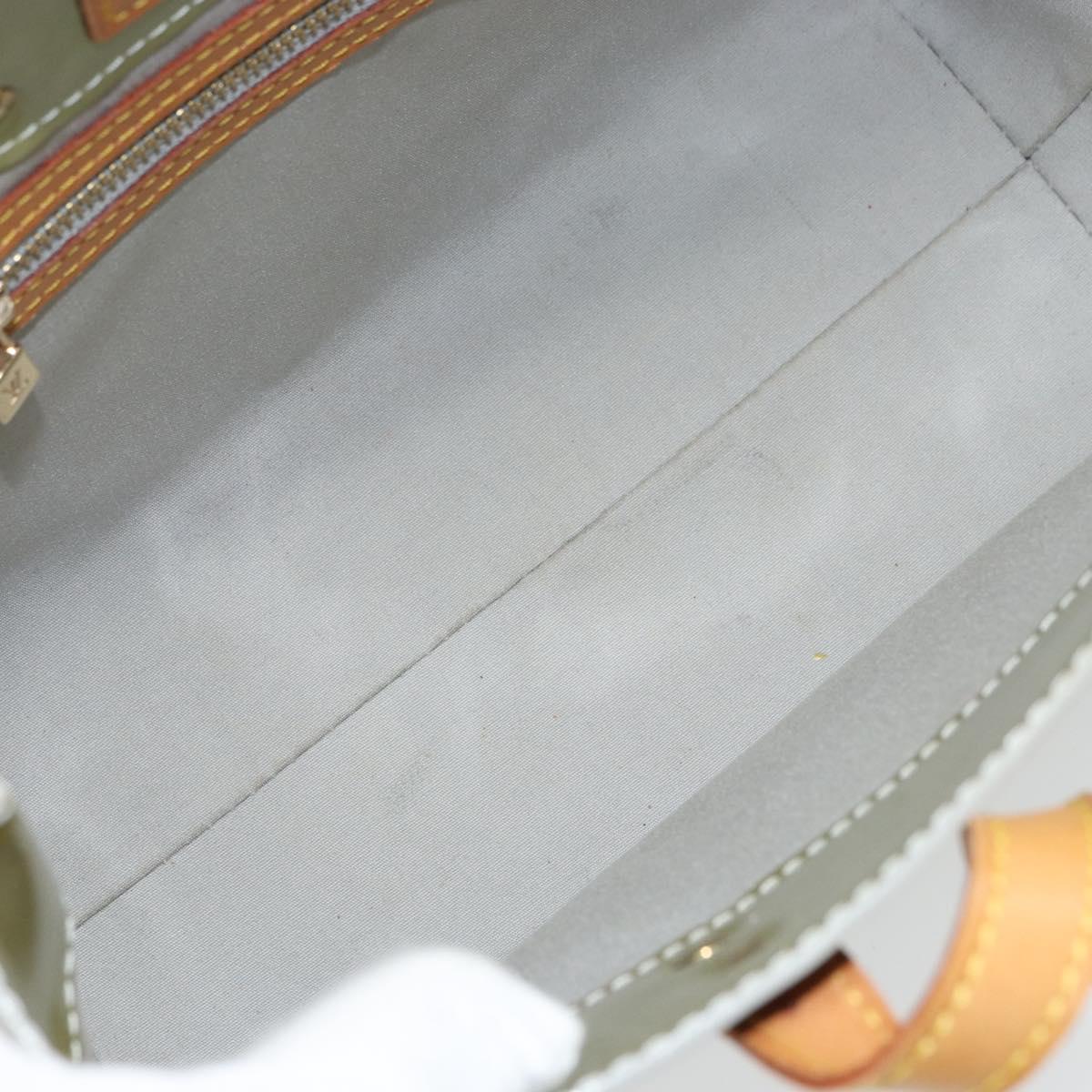 LOUIS VUITTON Monogram Vernis Reade PM Hand Bag Gris M91145 LV Auth hk3341