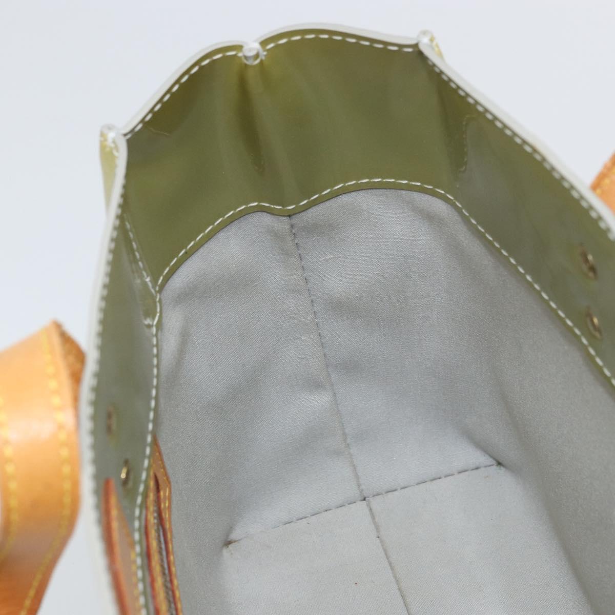 LOUIS VUITTON Monogram Vernis Reade PM Hand Bag Gris M91145 LV Auth hk3341