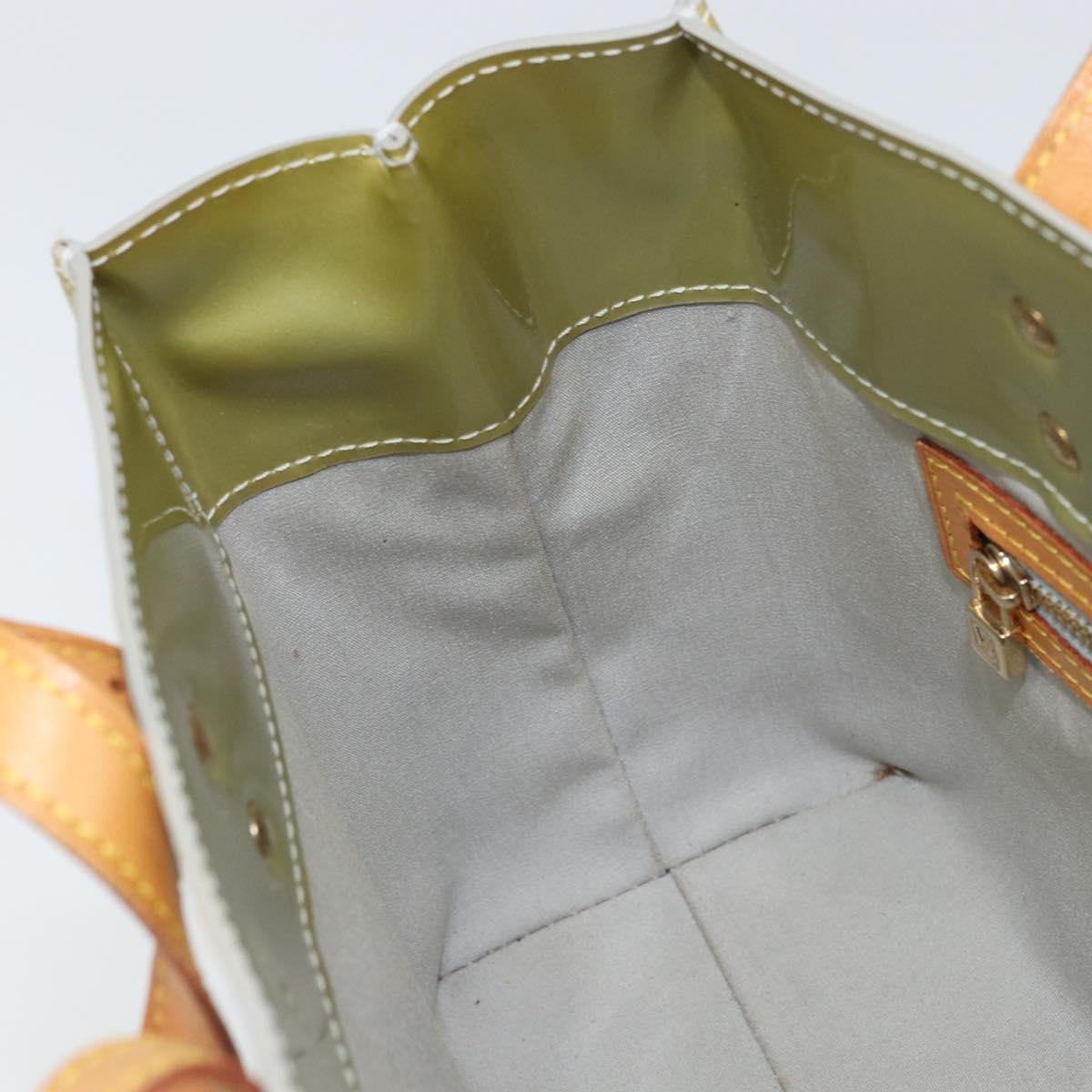 LOUIS VUITTON Monogram Vernis Reade PM Hand Bag Gris M91145 LV Auth hk3341