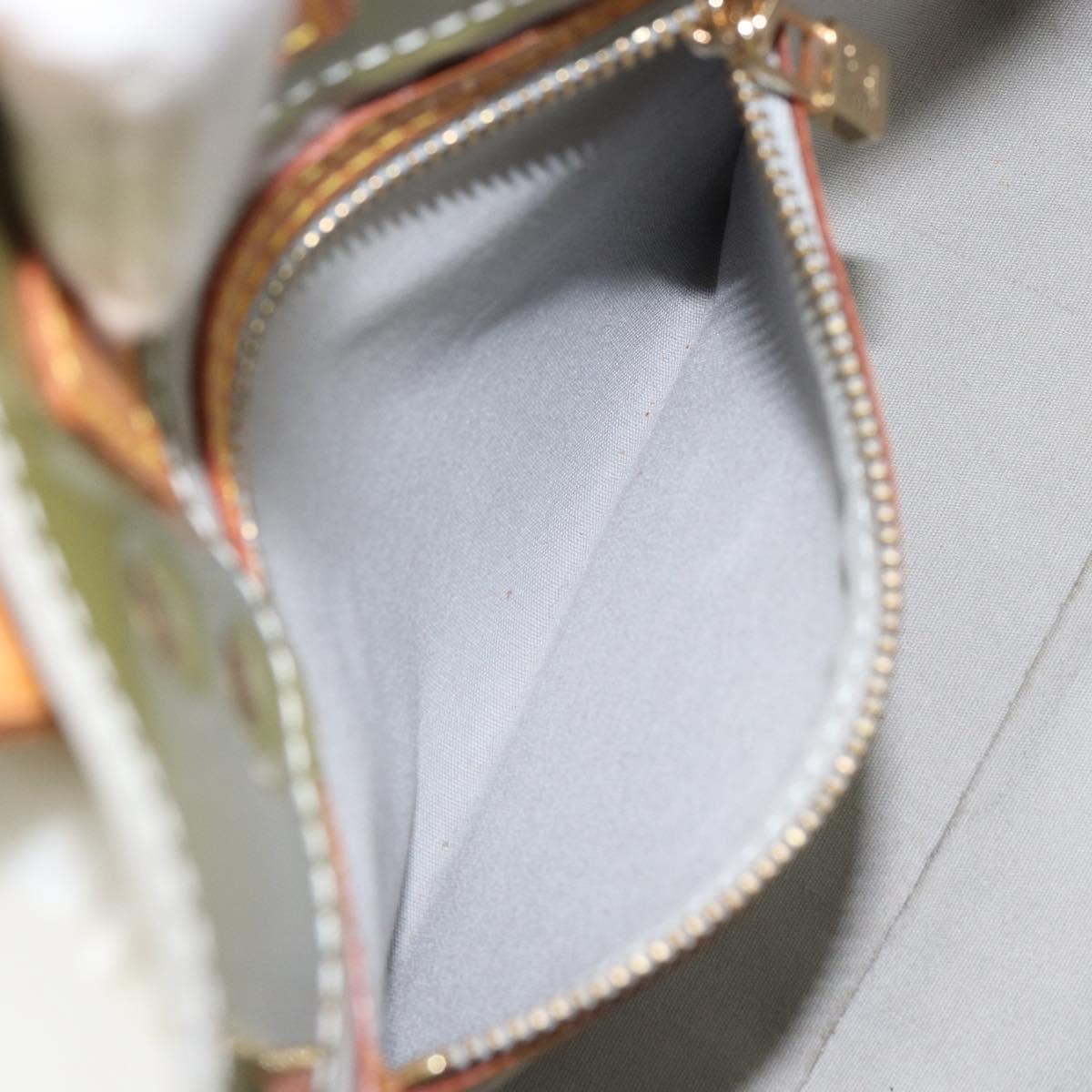 LOUIS VUITTON Monogram Vernis Reade PM Hand Bag Gris M91145 LV Auth hk3341