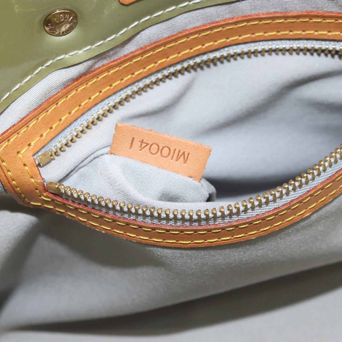 LOUIS VUITTON Monogram Vernis Reade PM Hand Bag Gris M91145 LV Auth hk3341