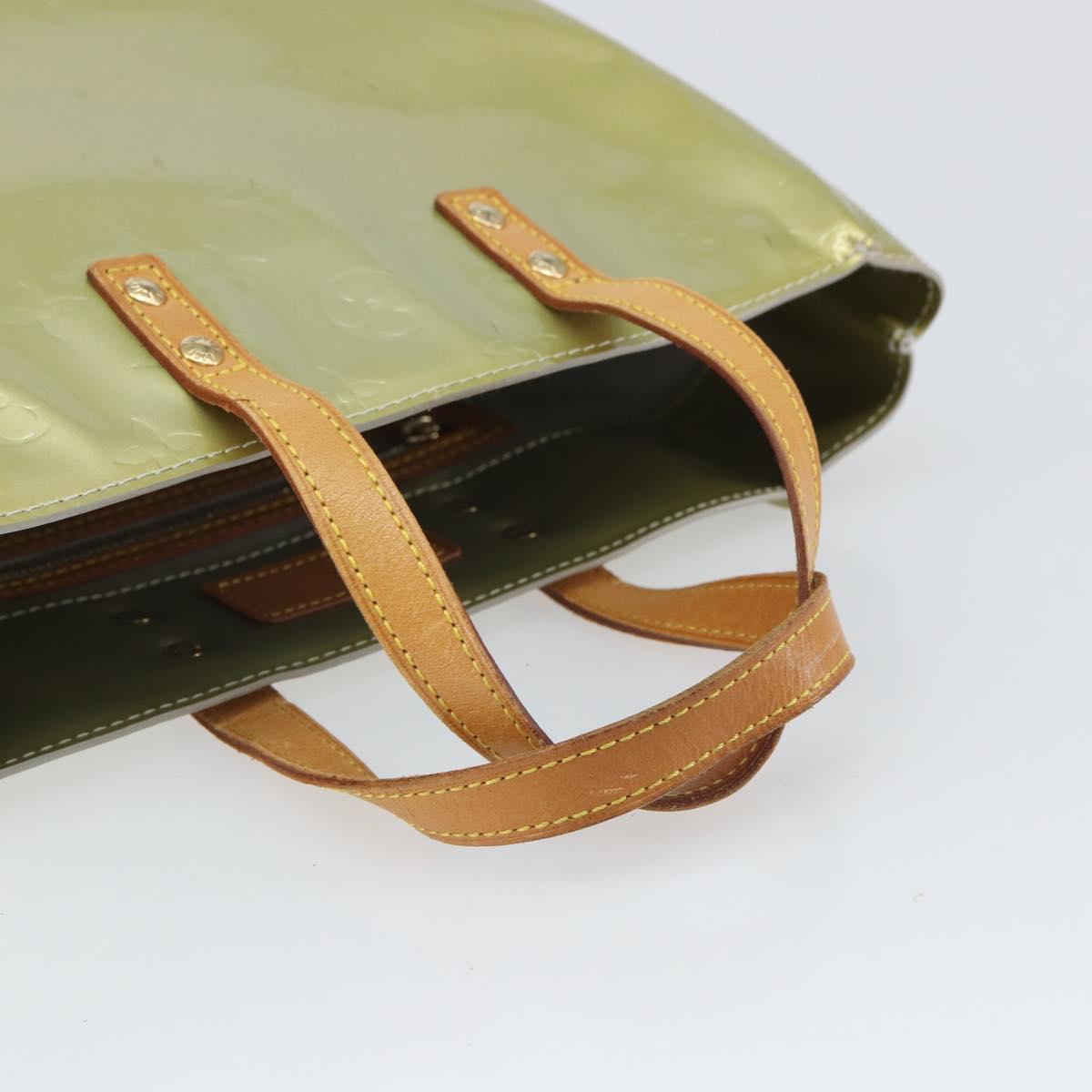 LOUIS VUITTON Monogram Vernis Reade PM Hand Bag Gris M91145 LV Auth hk3341