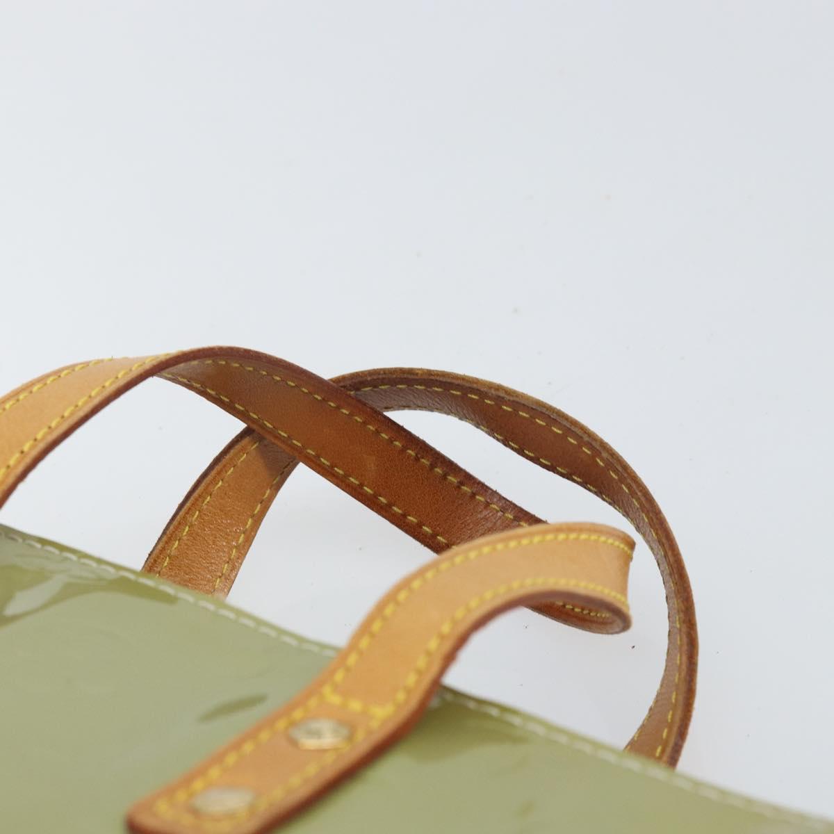 LOUIS VUITTON Monogram Vernis Reade PM Hand Bag Gris M91145 LV Auth hk3341