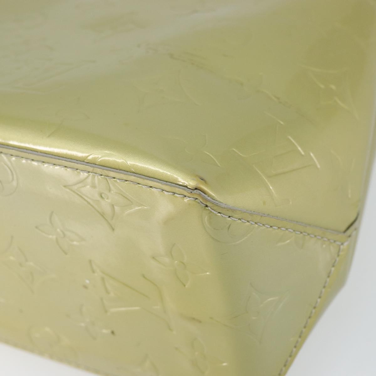 LOUIS VUITTON Monogram Vernis Reade PM Hand Bag Gris M91145 LV Auth hk3343