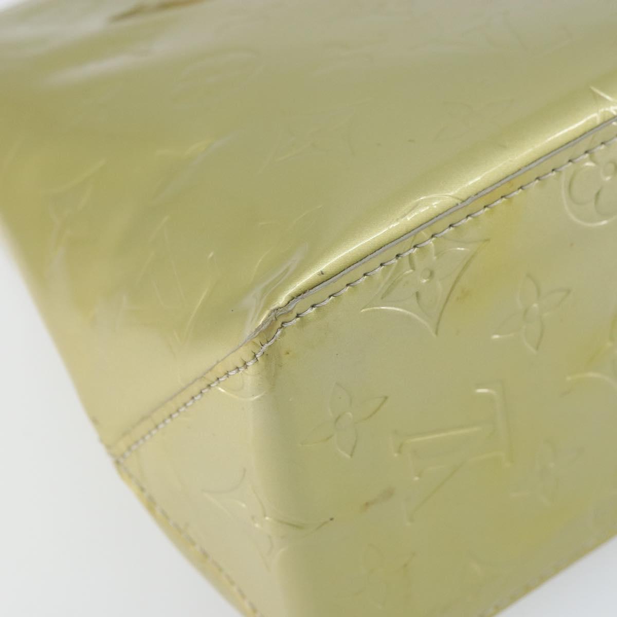 LOUIS VUITTON Monogram Vernis Reade PM Hand Bag Gris M91145 LV Auth hk3343