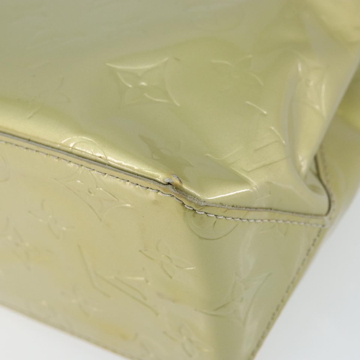 LOUIS VUITTON Monogram Vernis Reade PM Hand Bag Gris M91145 LV Auth hk3343