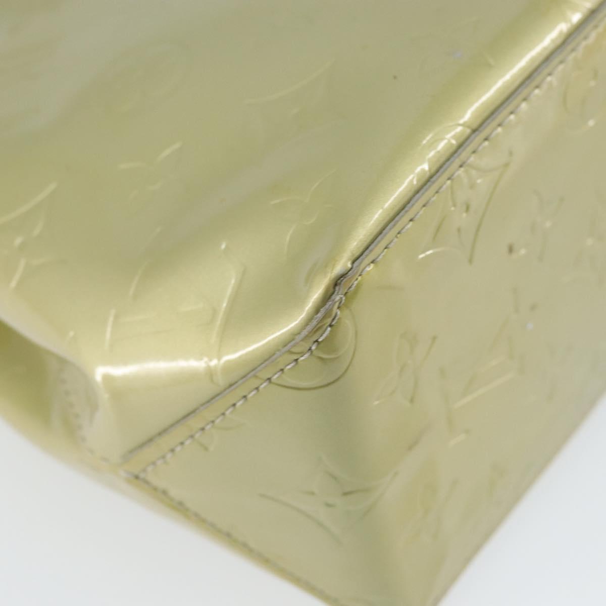 LOUIS VUITTON Monogram Vernis Reade PM Hand Bag Gris M91145 LV Auth hk3343