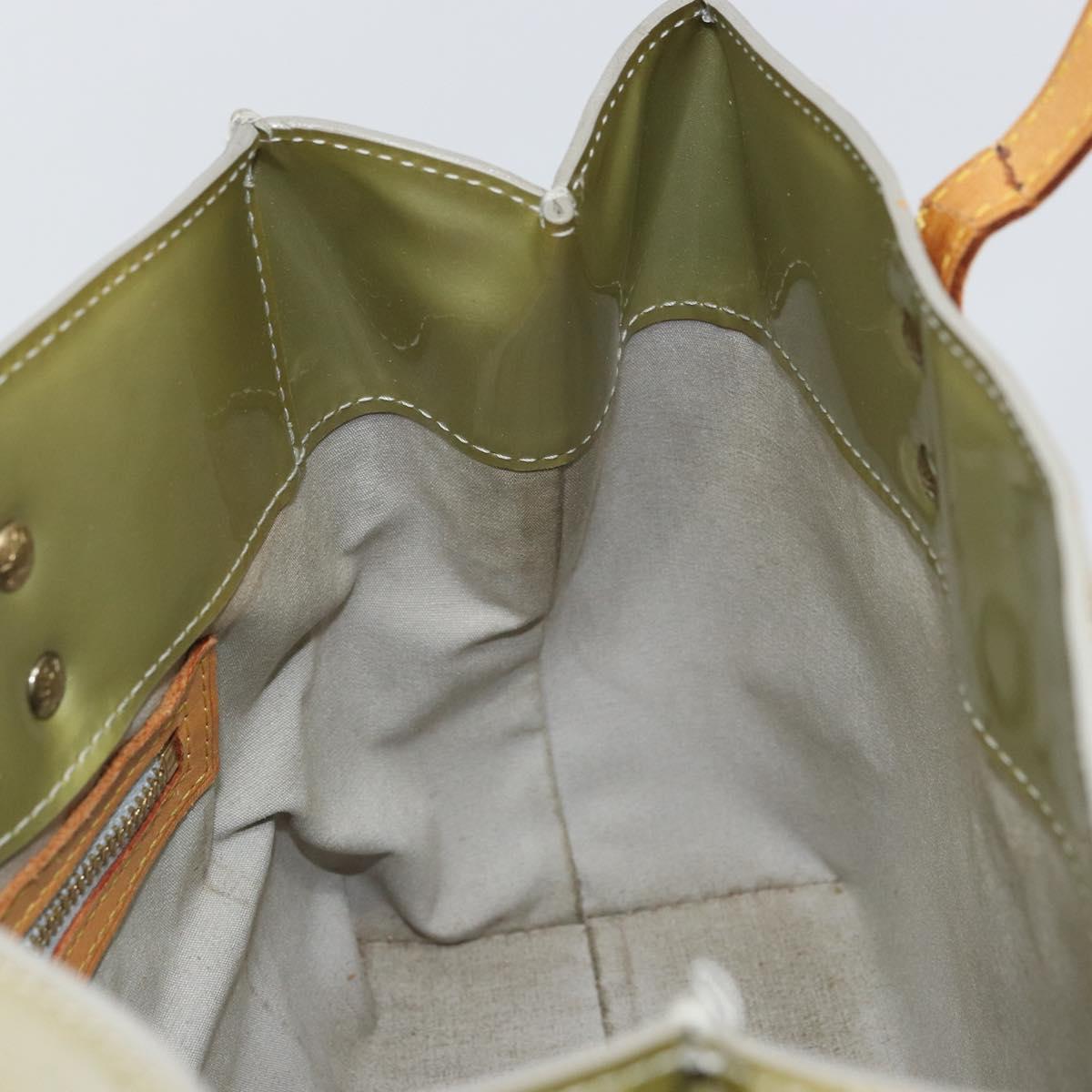 LOUIS VUITTON Monogram Vernis Reade PM Hand Bag Gris M91145 LV Auth hk3343