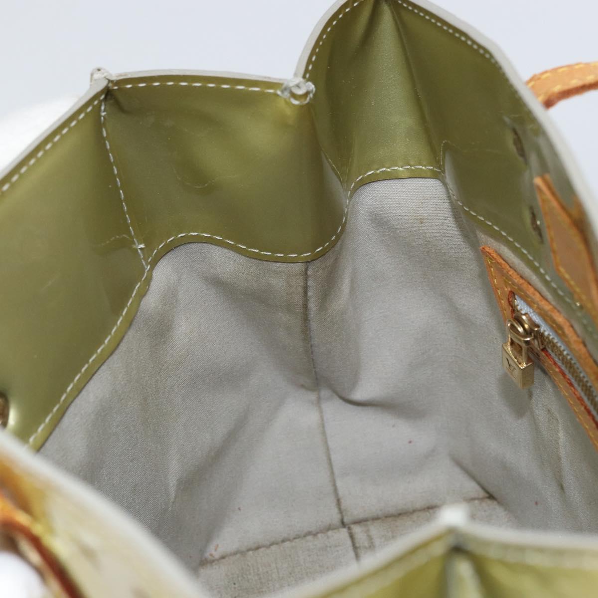 LOUIS VUITTON Monogram Vernis Reade PM Hand Bag Gris M91145 LV Auth hk3343