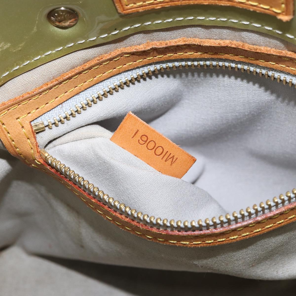 LOUIS VUITTON Monogram Vernis Reade PM Hand Bag Gris M91145 LV Auth hk3343