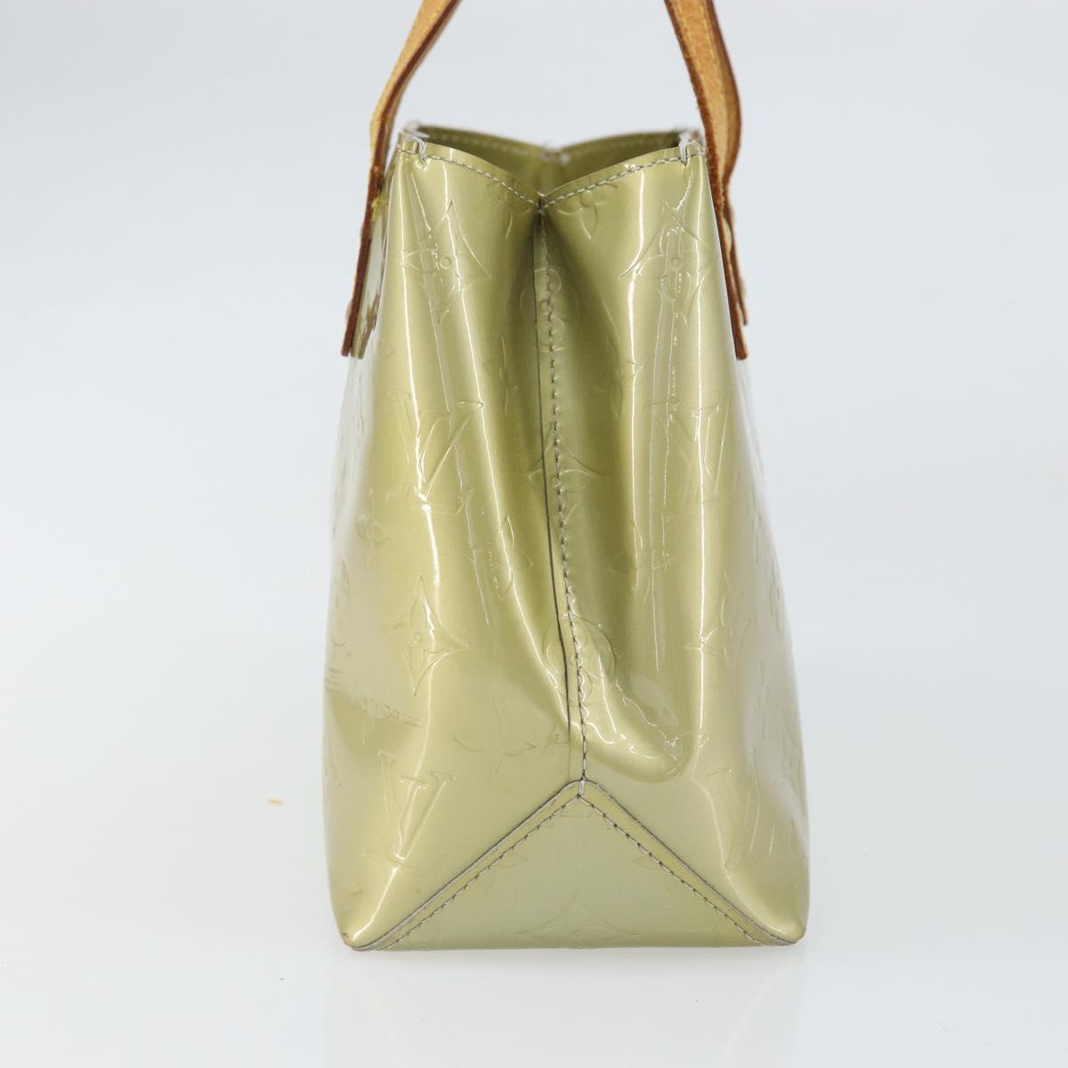 LOUIS VUITTON Monogram Vernis Reade PM Hand Bag Gris M91145 LV Auth hk3343