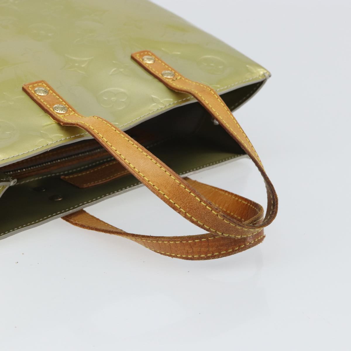 LOUIS VUITTON Monogram Vernis Reade PM Hand Bag Gris M91145 LV Auth hk3343