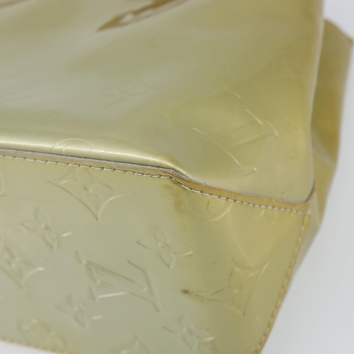 LOUIS VUITTON Monogram Vernis Reade PM Hand Bag Gris M91145 LV Auth hk3344