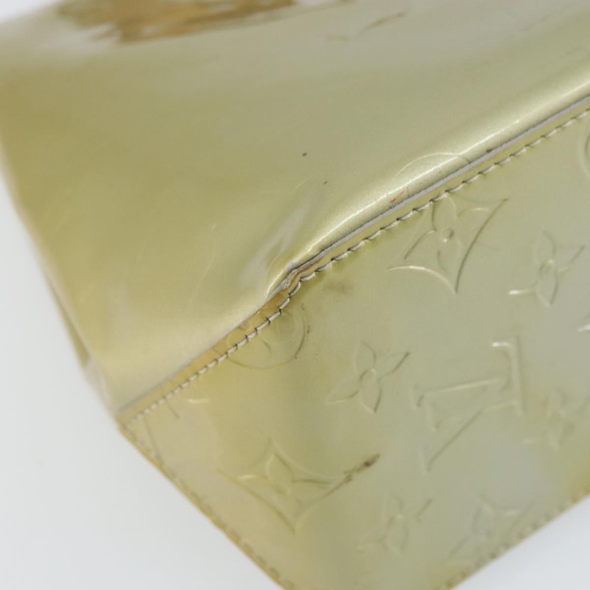 LOUIS VUITTON Monogram Vernis Reade PM Hand Bag Gris M91145 LV Auth hk3344