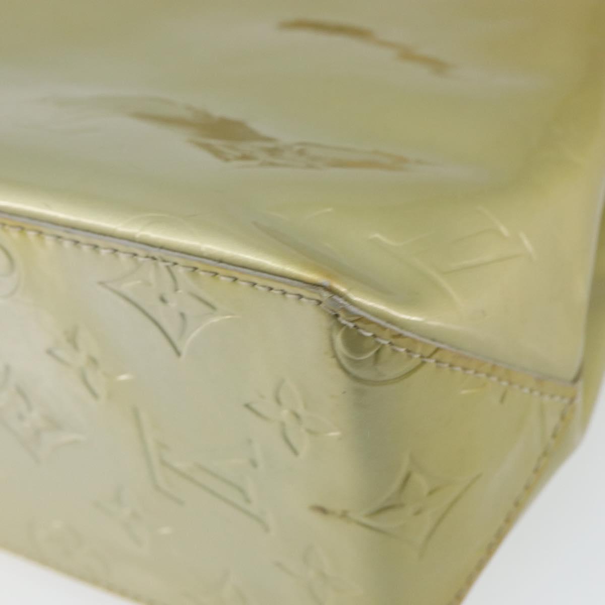 LOUIS VUITTON Monogram Vernis Reade PM Hand Bag Gris M91145 LV Auth hk3344