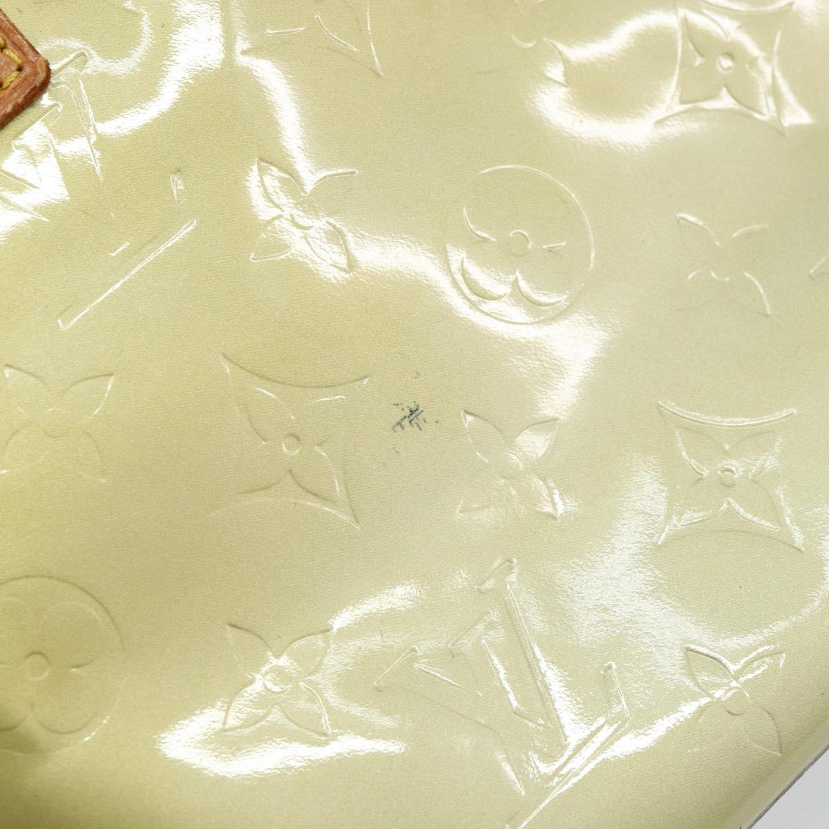 LOUIS VUITTON Monogram Vernis Reade PM Hand Bag Gris M91145 LV Auth hk3344