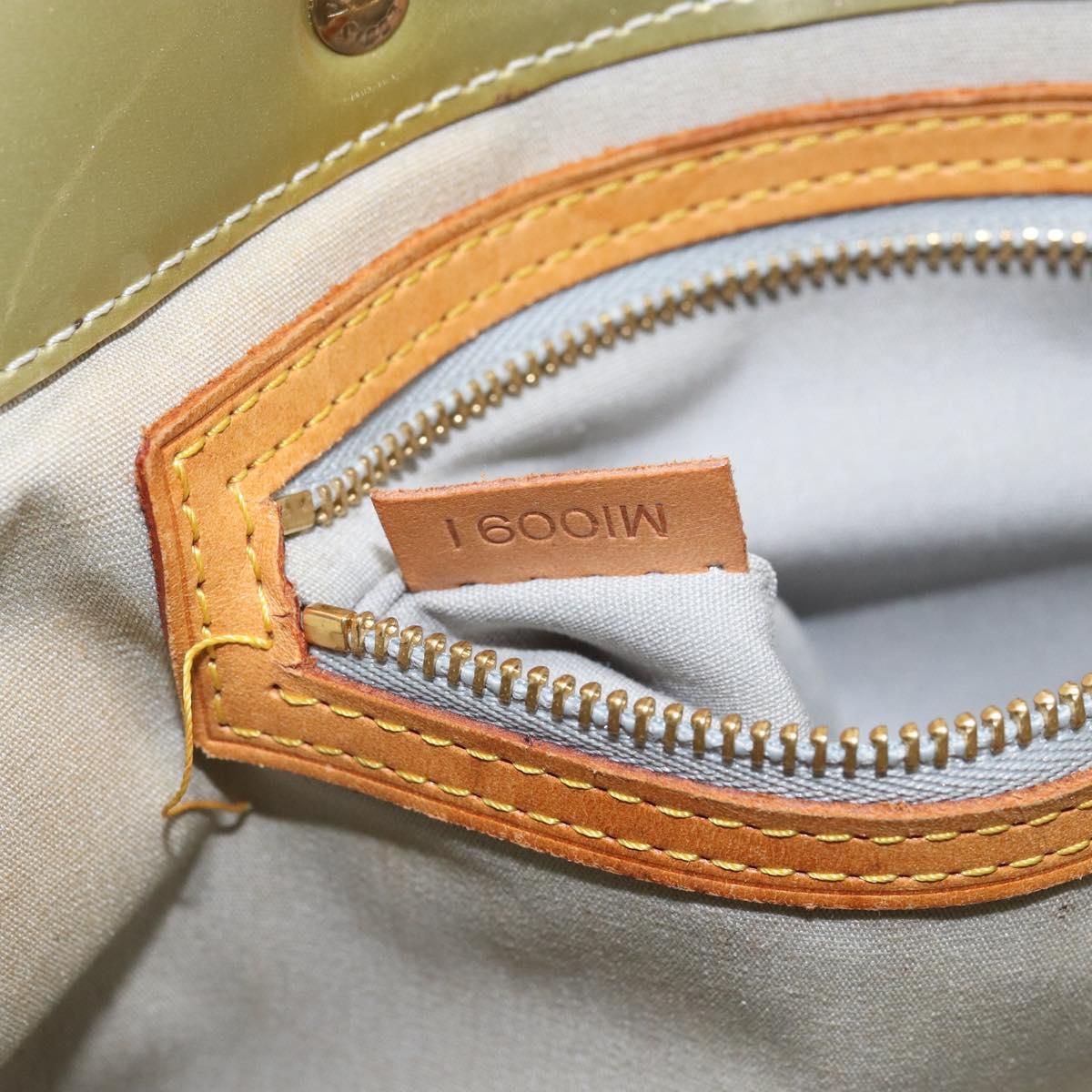 LOUIS VUITTON Monogram Vernis Reade PM Hand Bag Gris M91145 LV Auth hk3344