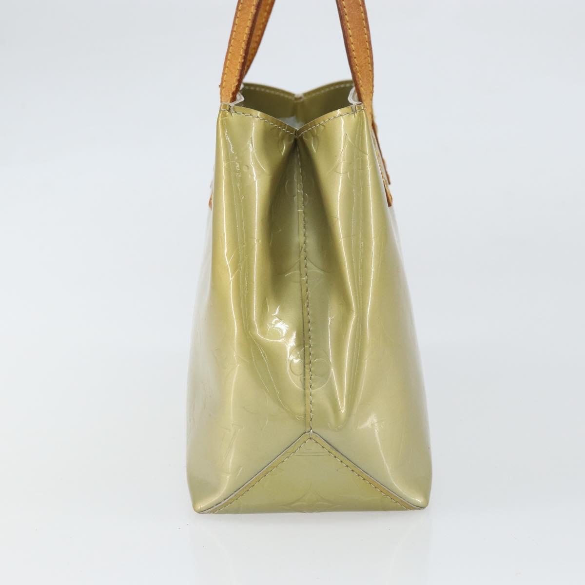 LOUIS VUITTON Monogram Vernis Reade PM Hand Bag Gris M91145 LV Auth hk3344