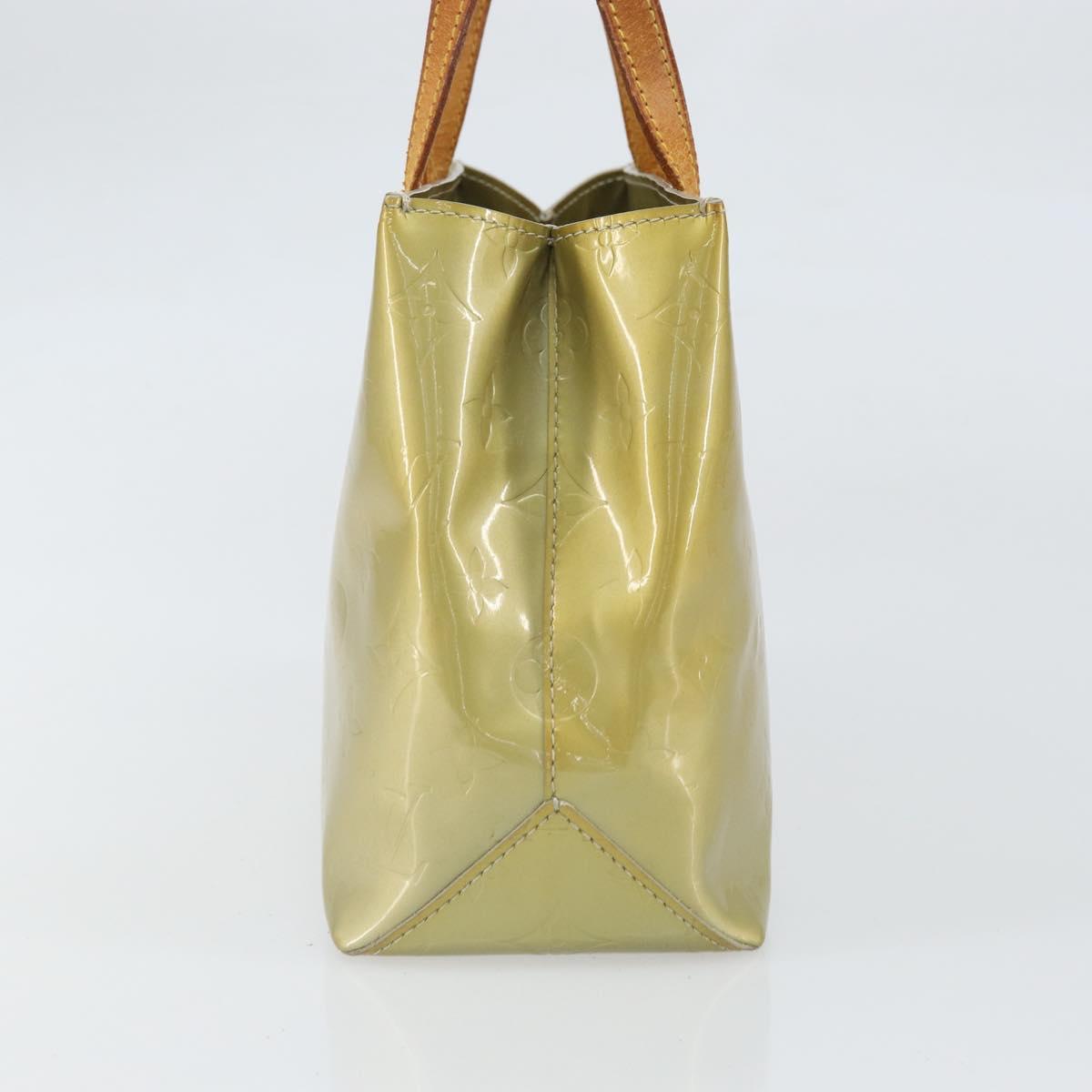 LOUIS VUITTON Monogram Vernis Reade PM Hand Bag Gris M91145 LV Auth hk3344