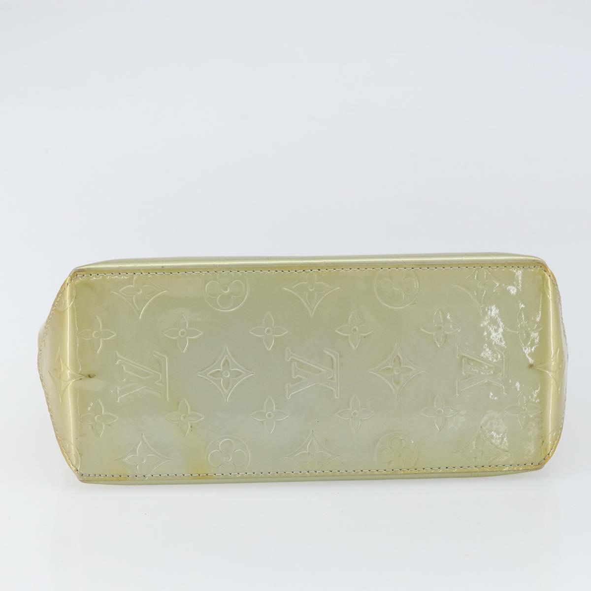 LOUIS VUITTON Monogram Vernis Reade PM Hand Bag Gris M91145 LV Auth hk3344