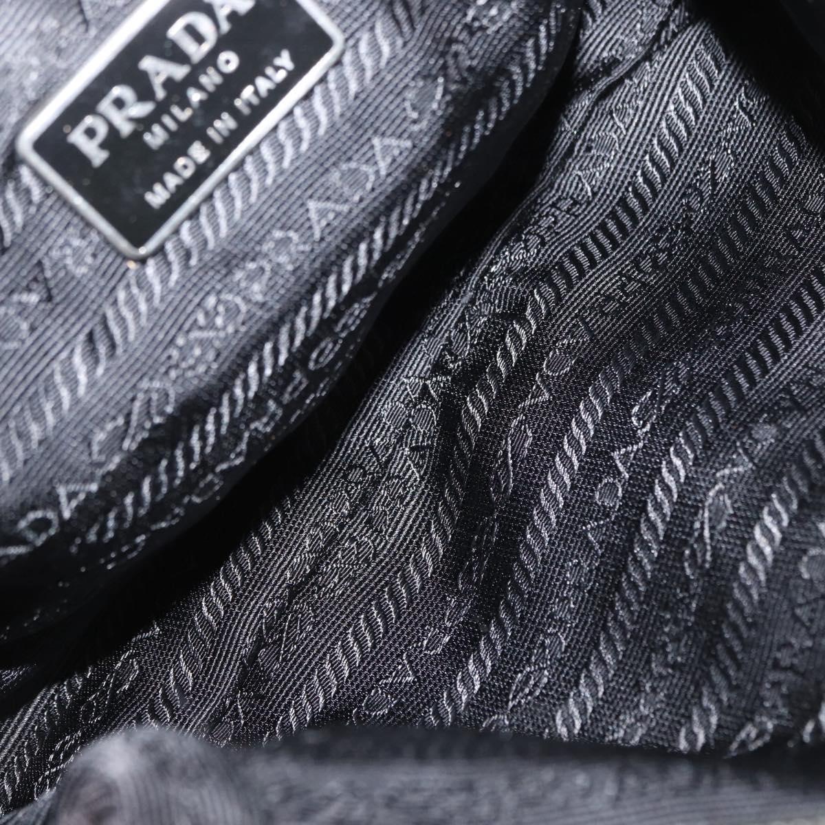 PRADA Shoulder Bag Nylon Brown Auth hk3352