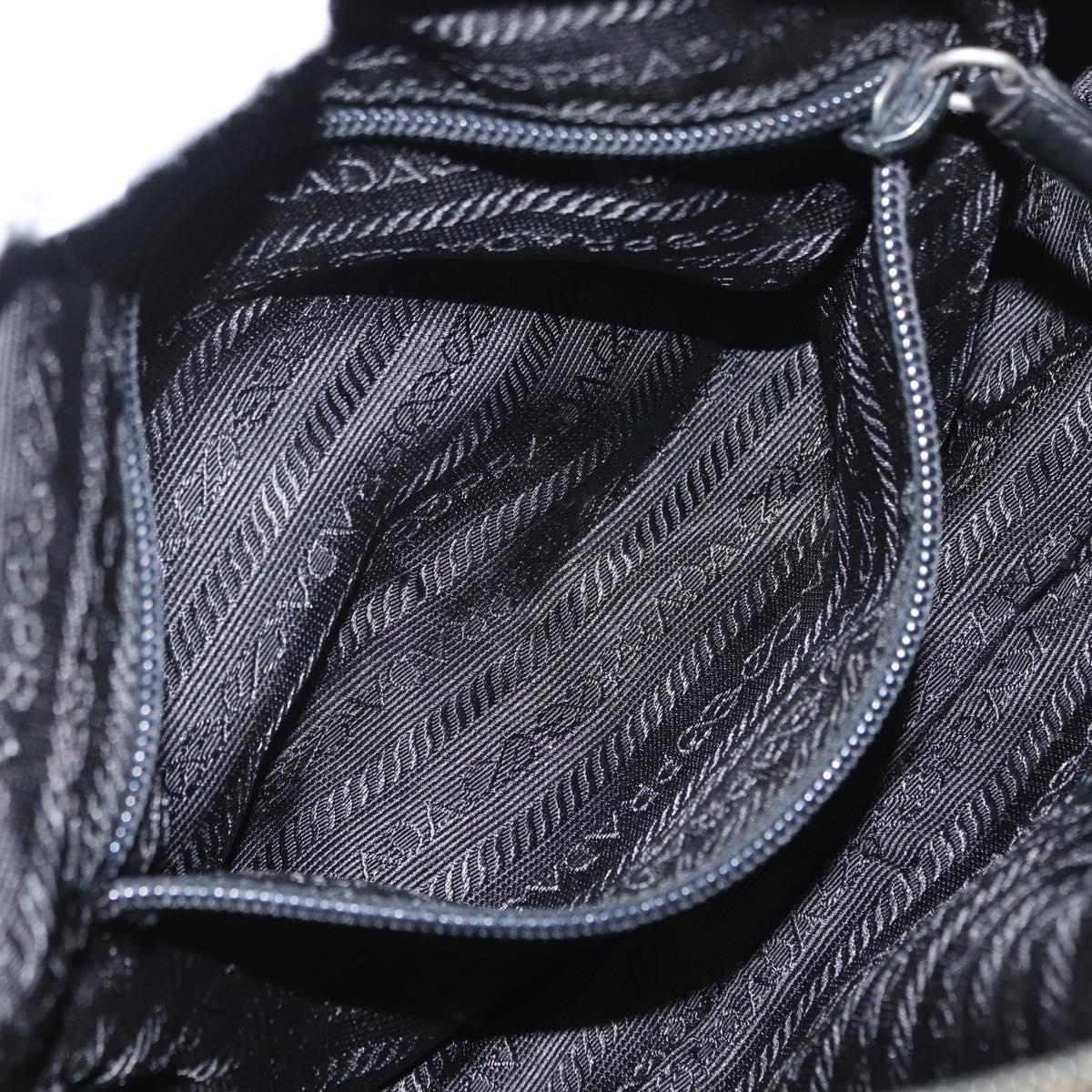 PRADA Shoulder Bag Nylon Brown Auth hk3352