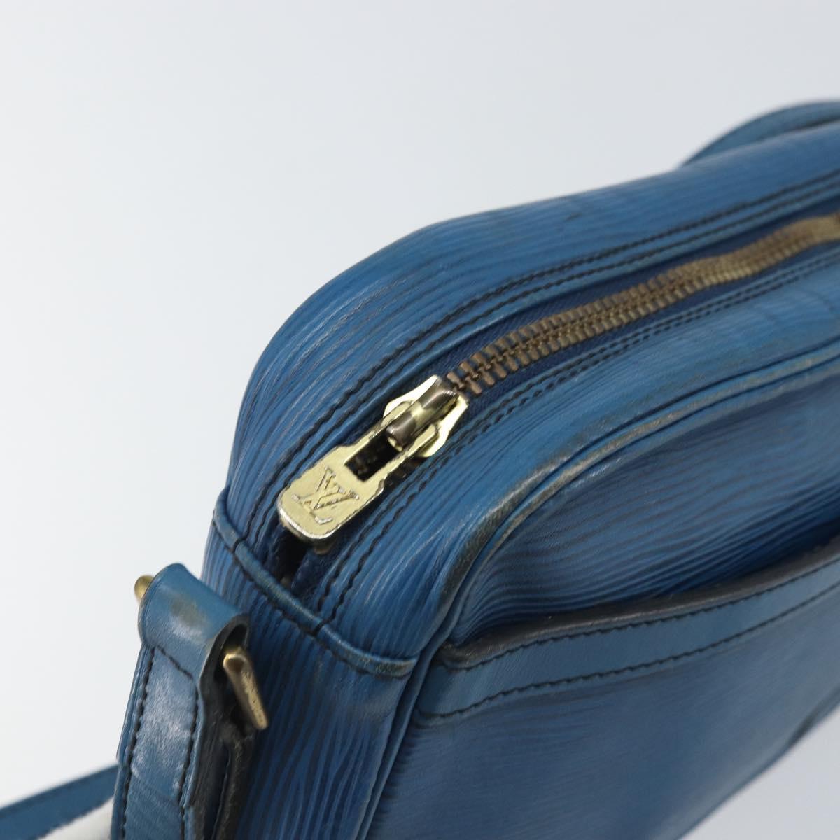 LOUIS VUITTON Epi Trocadero 23 Shoulder Bag Blue M52305 LV Auth hk3354