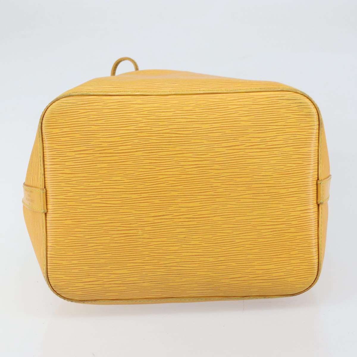 LOUIS VUITTON Epi Petit Noe Shoulder Bag Yellow M44109 LV Auth hk3356