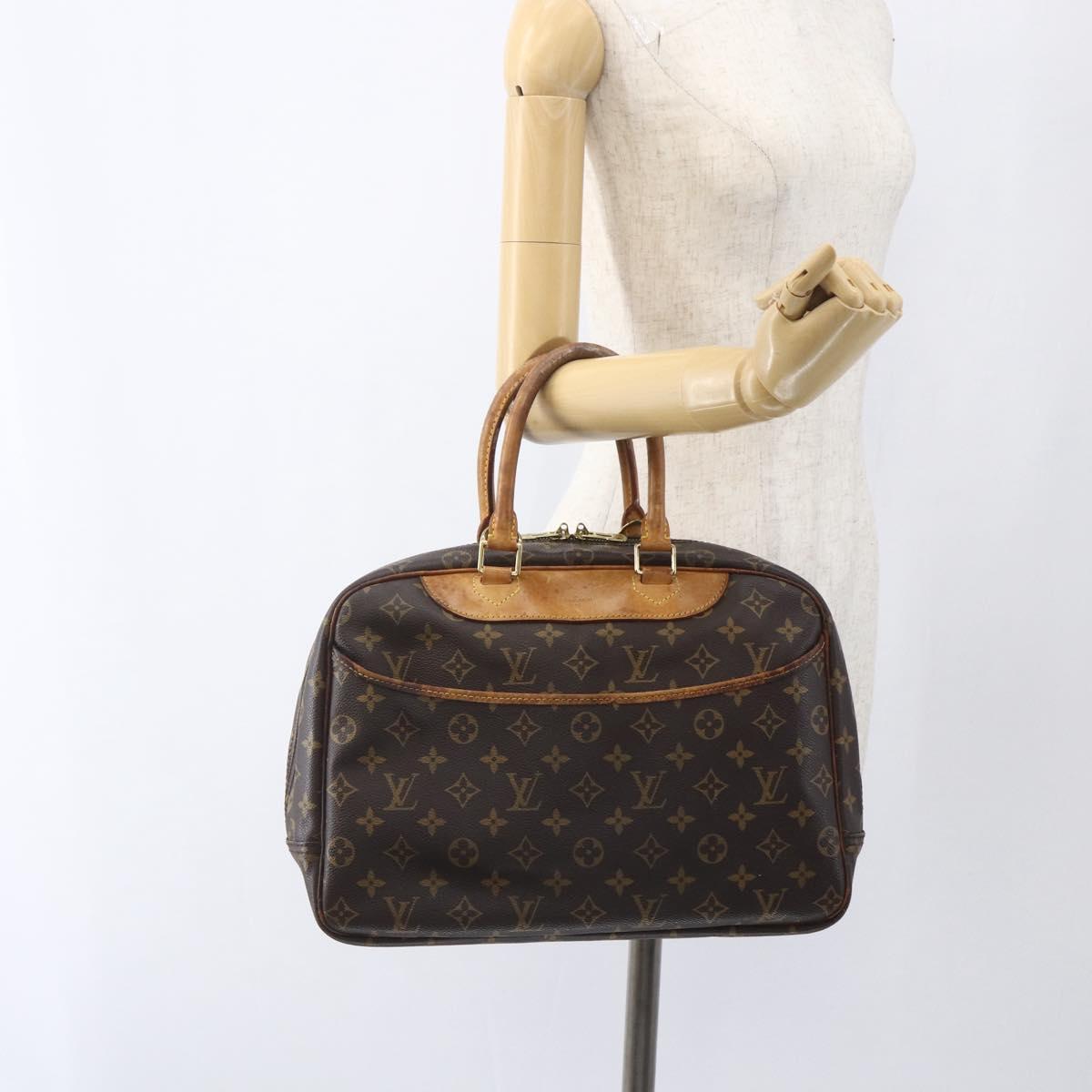 LOUIS VUITTON Monogram Deauville Hand Bag M47270 LV Auth hk3386